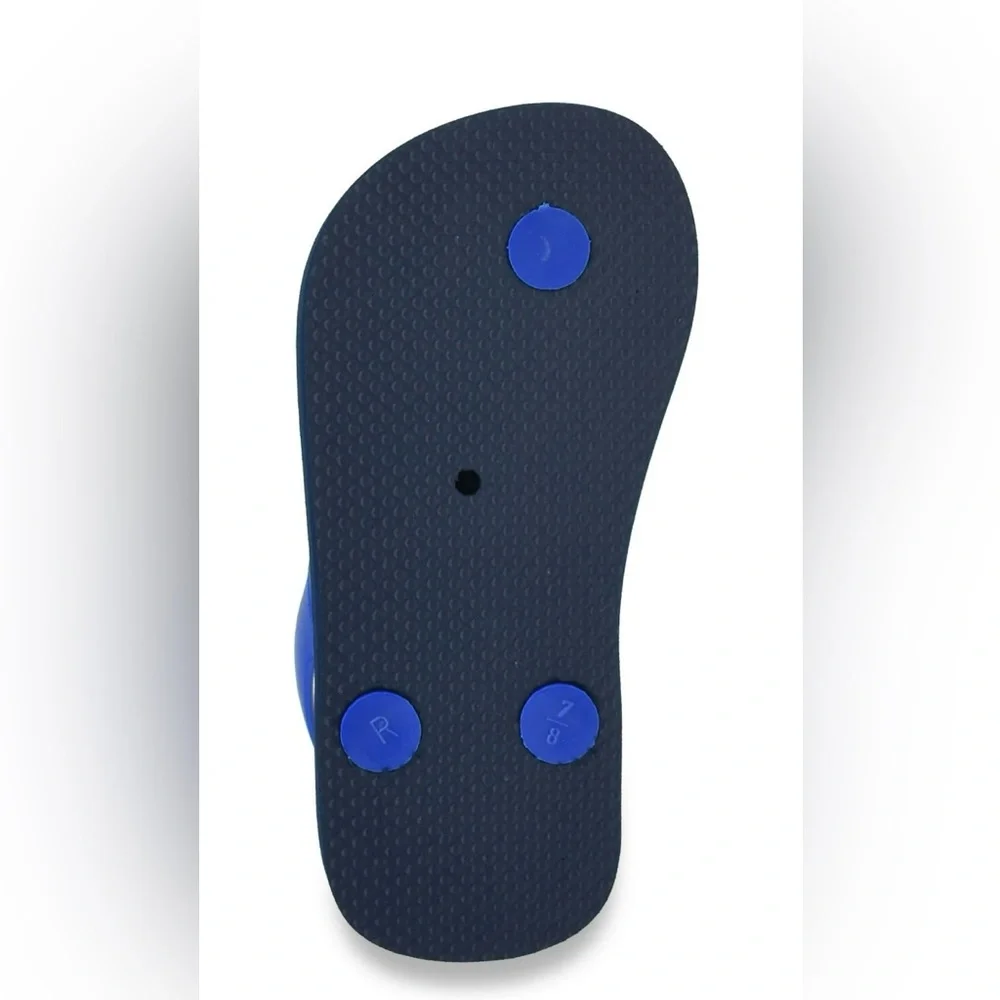 🔴 3/$12 Wonder Nation Navy Jellyfish Flip Flops! NWT!‎ Size 7/8 Toddler!